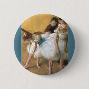 Tanzprüfung durch Edgar Degas, Vintages Ballett Button