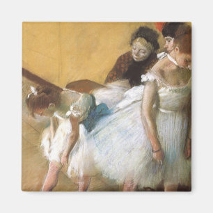 Tanzprüfung durch Edgar Degas, Vintages Ballett Magnet