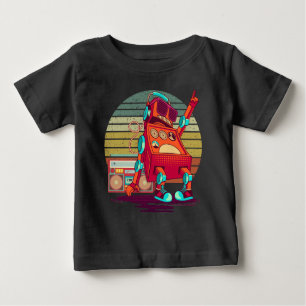 Tanzroboter Baby T-shirt