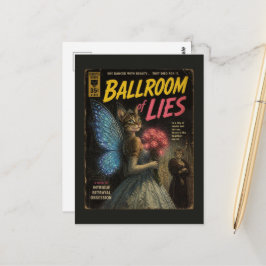 Tanzsaal der Lügen Feen-Kitty-Faux-Buchcover Postkarte