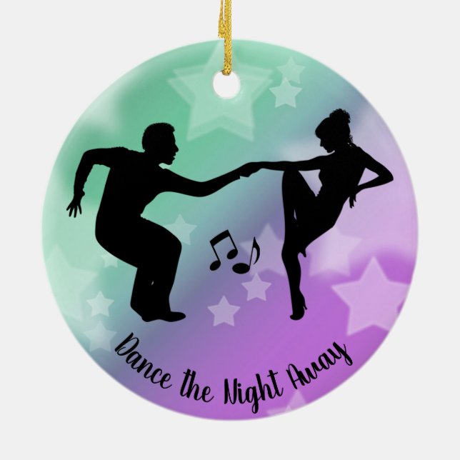 Tanzschmuck Keramik Ornament (Hinten)