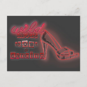 Tanzschuhe Postkarte