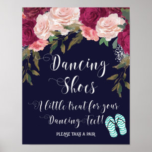 Tanzschuhe signalisieren eine kleine Leckerei für Poster