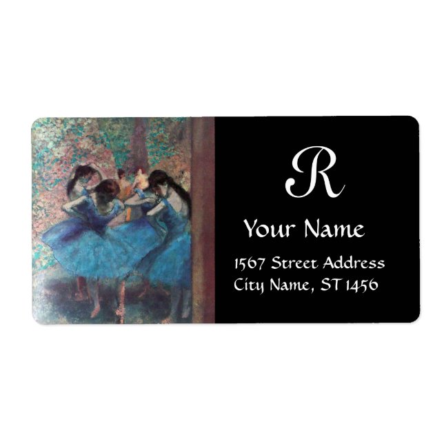 TANZSCHULE/BALLERINA BALLET DANCER MONOGRAM (Vorne)