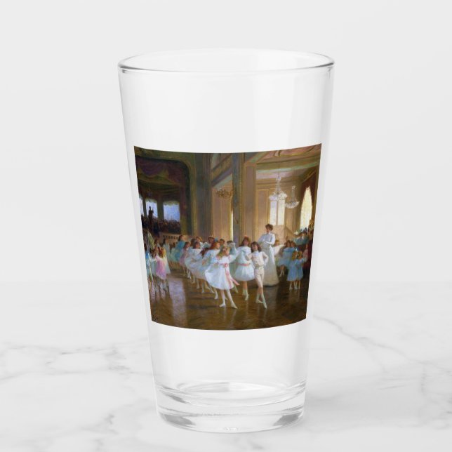 Tanzshow (Ballettklasse für junge Tänzer) Glas (Vorderseite)