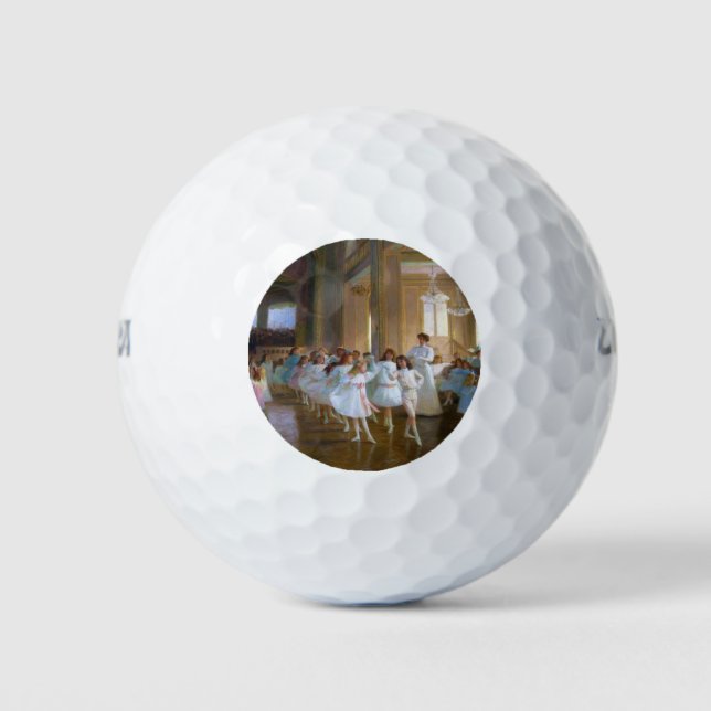 Tanzshow (Ballettklasse für junge Tänzer) Golfball (Vorderseite)