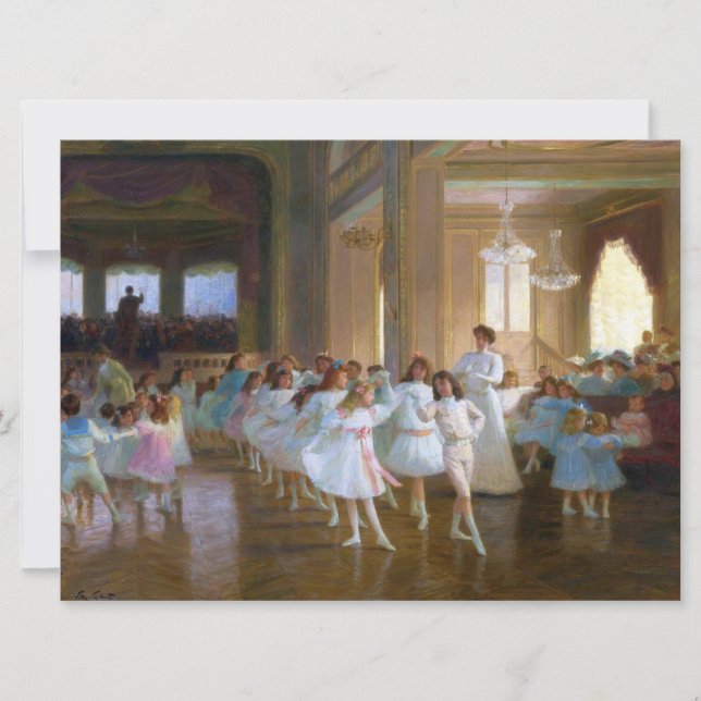 Tanzshow (Ballettklasse für junge Tänzer) Karte (Vorderseite)