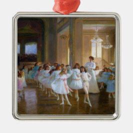 Tanzshow (Ballettklasse für junge Tänzer) Ornament Aus Metall