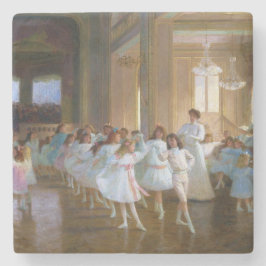 Tanzshow (Ballettklasse für junge Tänzer) Steinuntersetzer