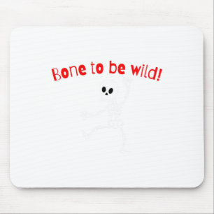 Tanzskeleton Halloween Funny Bone Wild Mousepad