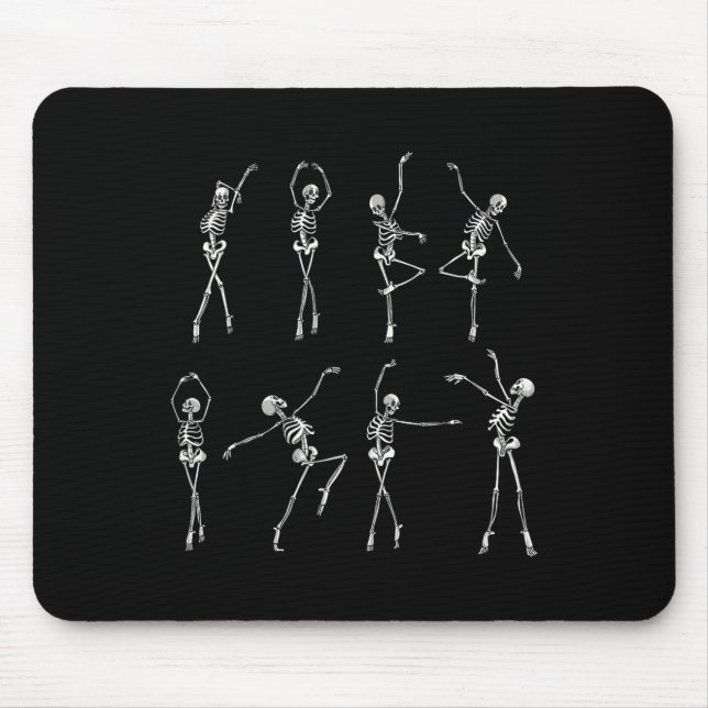 Tanzskeleton Llerinas Halloween Kostümlolet G Mousepad (Vorne)
