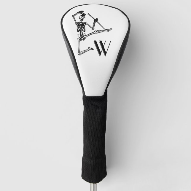 Tanzskelett Golf Headcover (Vorderseite)