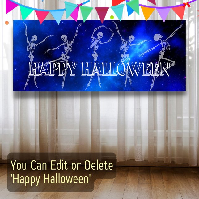 Tanzskelett Halloween-Party Tanz Party Chic Banner (Von Creator hochgeladen)
