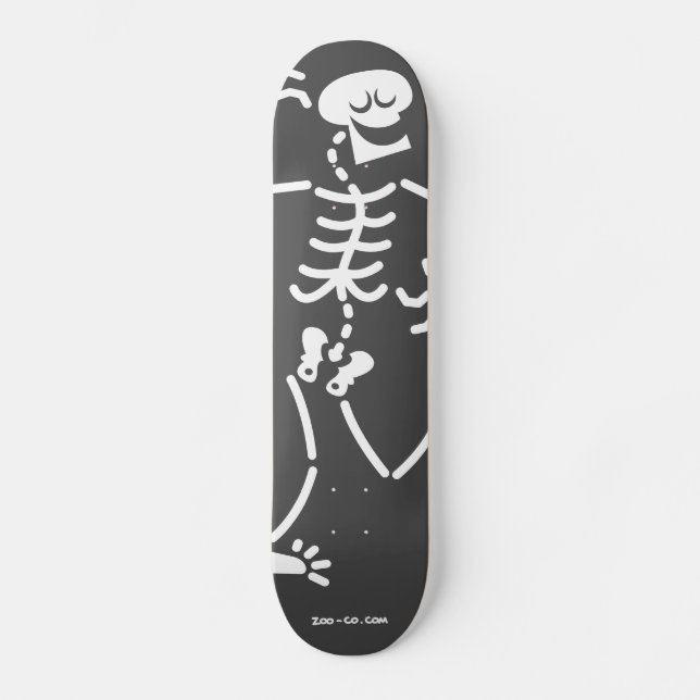 Tanzskelett Skateboard (Vorderseite)
