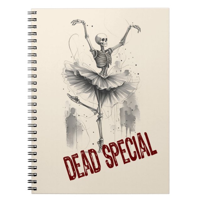 Tanzskelette Dead Special Notebook Notizblock (Vorderseite)