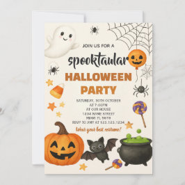 Tanzskelette Halloween-Party Einladung