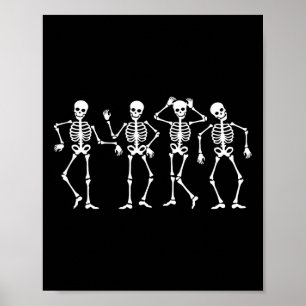 Tanzskelette Halloween TanzChallenge Boys G Poster