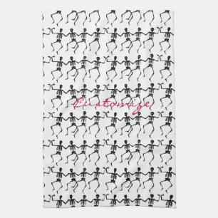 Tanzskelette Halloween Thunder_Cove Handtuch