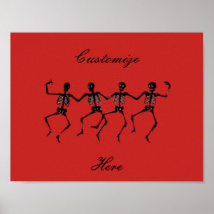 Tanzskelette Halloween Thunder_Cove Poster