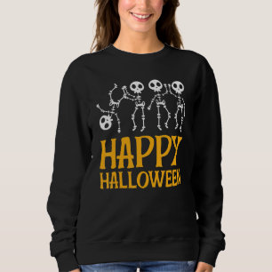 Tanzskelette Happy Halloween Sweatshirt