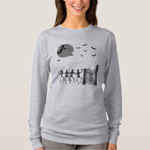 Tanzskelette in der Nacht T-Shirt