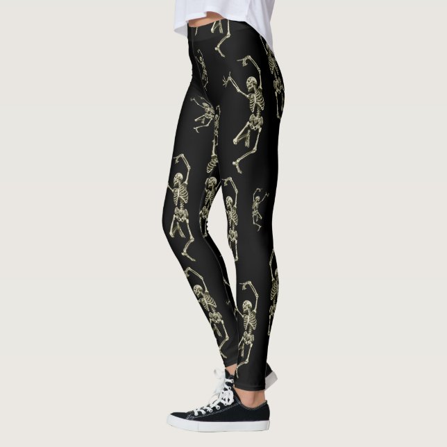 Tanzskelette Leggings (Links)