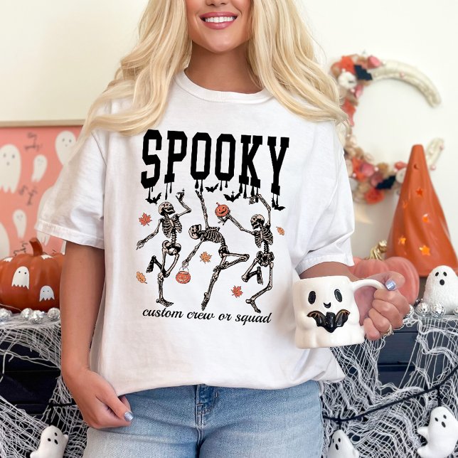 Tanzskelette Personalisiertes, spöttisches Hallowe T-Shirt (Von Creator hochgeladen)