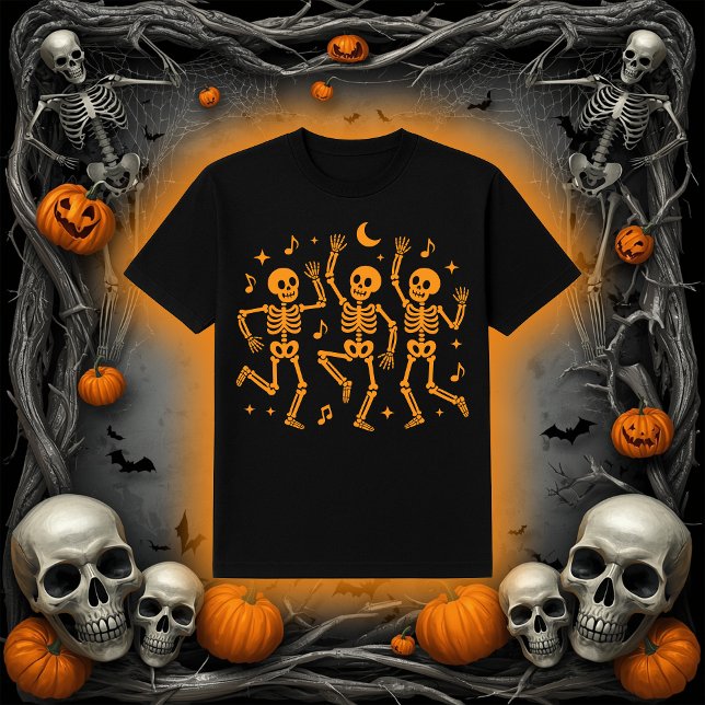 Tanzskelette | Spookes Party Time T-Shirt (Von Creator hochgeladen)