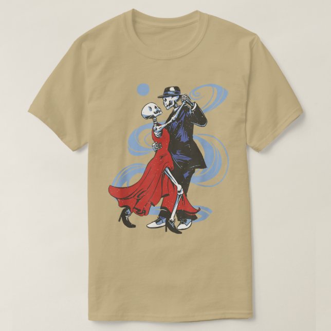 Tanzskelette  T-Shirt (Design vorne)