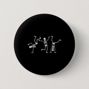 Tanzskelette TanzChallenge Halloween Beängstigend Button