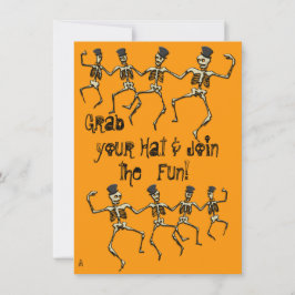 Tanzskeletts-Party Einladung