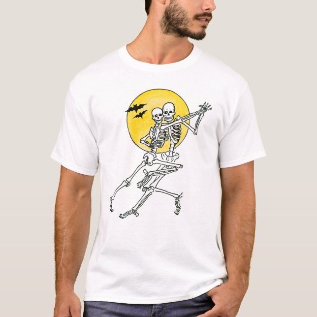 Tanzskeletts-T - Shirt (Vorderseite)