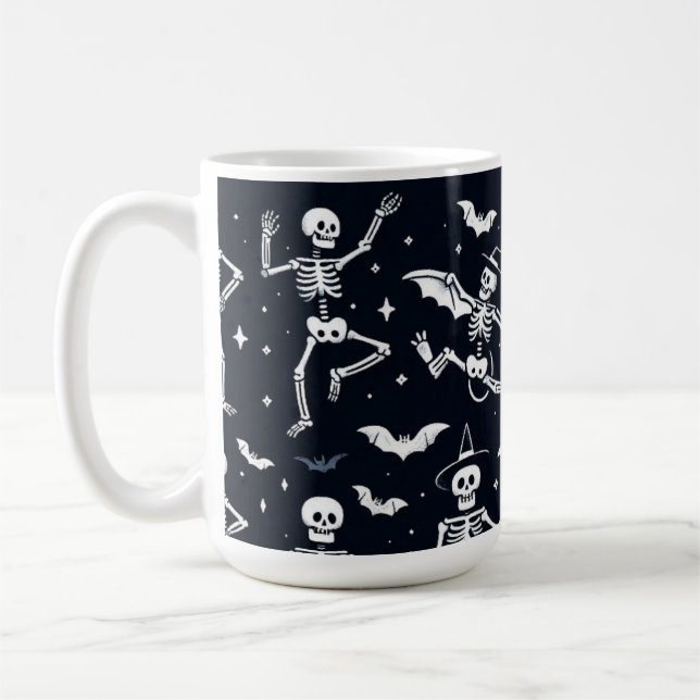 Tanzskeletts-Tasse Kaffeetasse (Links)