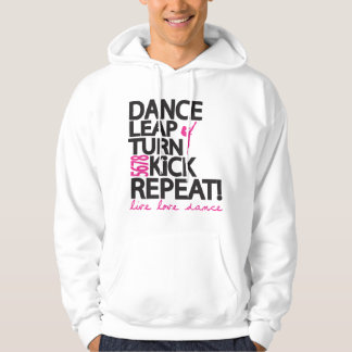 Tanzsprung Drehungs-Wiederholungs-TänzerHoodie Hoodie