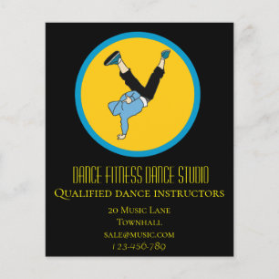 Tanzstudio Hip Hop Tanzunterricht Business Flyer