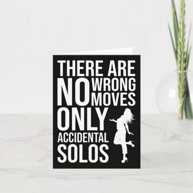 Tanztanz - Funny Dancer Karte (Vorderseite)