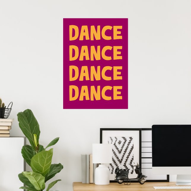 Tanztanz Poster (Heimbüro)