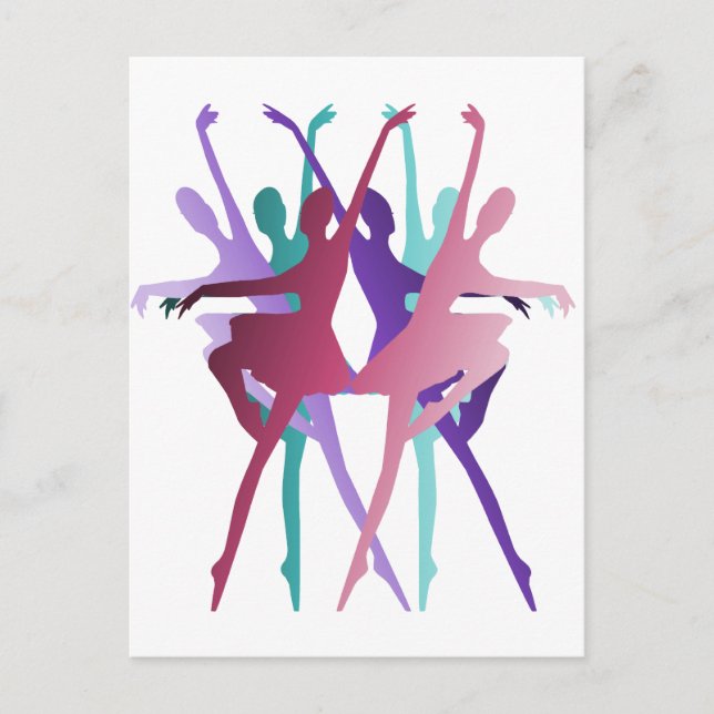 Tanztanz Postkarte (Vorderseite)