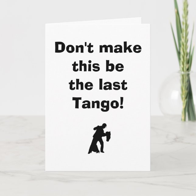 TANZTANZ ÜBER DAS HILL KARTE (Vorderseite)