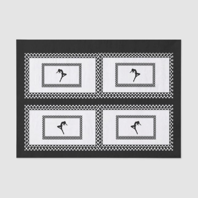 Tanztissue Seidenpapier (Vorderseite)