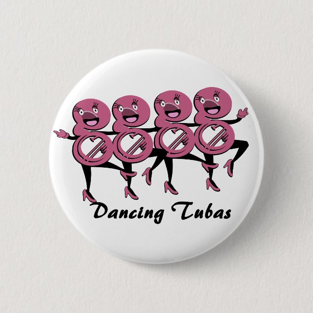 Tanztubas/Rosa Button (Vorderseite)