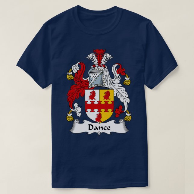 Tanzüberzug Familienwappen T-Shirt (Design vorne)