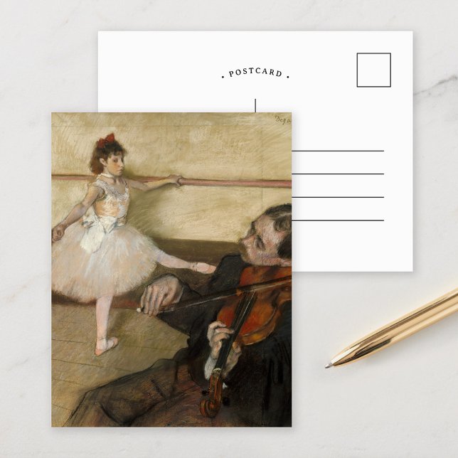Tanzunterricht | Edgar Degas Postkarte (Von Creator hochgeladen)