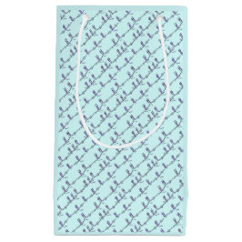 Tanzunterricht Geschenktasche (Blau) Kleine Geschenktüte