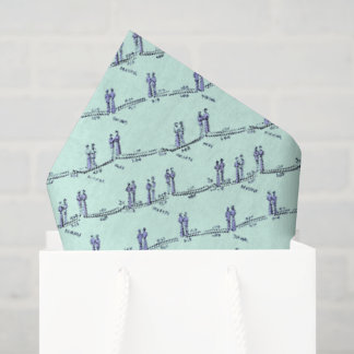Tanzunterricht-Tissue-Papier (Grün) Seidenpapier