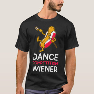 Tanzwettbewerb Dackel Funny Hot Dancing Dog T-Shirt
