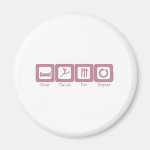 Tanzwiederholen Magnet