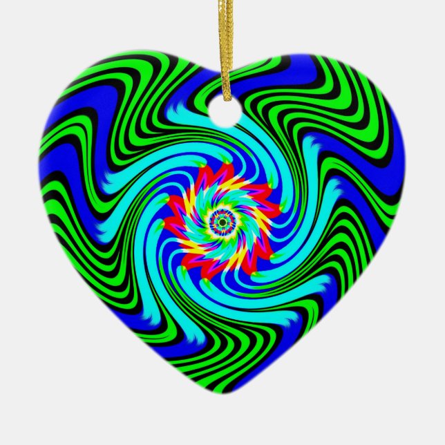 Tanzwirl Keramik Ornament (Vorne)