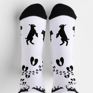 Tanzziegen und HoofPrints Socken