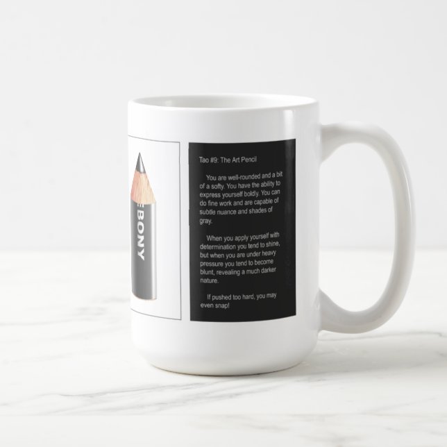 Tao #9 - Der Kunst-Bleistift Kaffeetasse (Rechts)